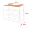 Półka regał stojak na buty 4-poziomowa 80x30x56cm BRUNBESTE BB-3557
