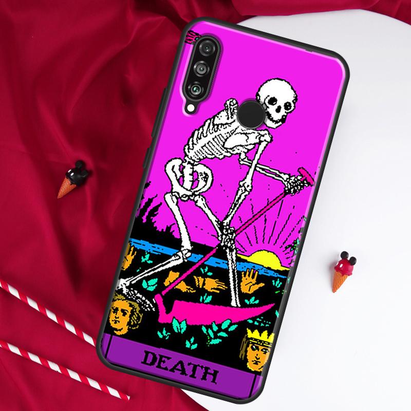 moon Tarot Mystery totem For Huawei Nova 12i 11i 8i 12s 9 10 SE Y90 Y60 Y70 Y72 Y61 Y91 P20 P40 P30 Lite P60 Pro Case