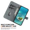 For iPhone 17 Pro Max Wallet Case Pattern Printing Leather Stand Phone Cover with Strap