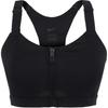 Твердый спортивный бюстгальтер с высокой поддержкой и молнией спереди, женское нижнее белье, черный DD0436-010