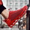 47 Large Size New Men's Shoes Fashion Blade Sole Men's Shoes Trend Casual Shoes Flying Woven Fish Scale Sports Running Shoes