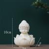 Chinese Style Buddha Ornaments Cute Coconut Figurine Lotus Tathagata Buddha Statue  Car Interior