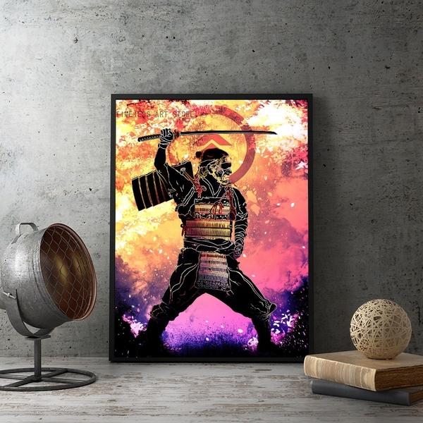 Watercolor Canvas Painting Posters and Prints Wall Art Pictures for Living Room Decoration No Frame