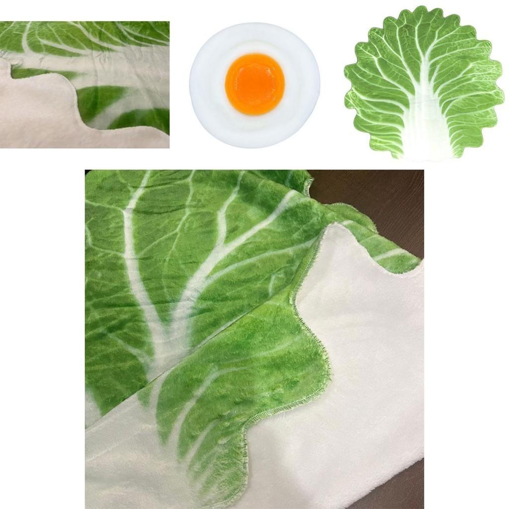 Забавный фланелевый детский плед-обертка с подходящей шапочкой, мягкий и уютный, в стиле тортильи, капусты, яичного рулета, яичницы-глазуньи, арбуза и пиццы