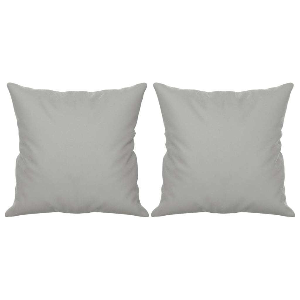 Vidaxl 2-Osobowa Sofa Z Poduszkami, Jasnoszara, 120 Cm, Mikrofibra