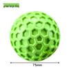 Интерактивная пищащая игрушка для собаки: Мячик из мягкой резины в форме сот для чистки зубов