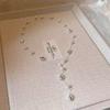 Light Irregular Geometric Necklace , Minimalist Design Alloy Pendant for Daily Wear