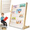 Regał Na Książki Dla Dzieci Stojak 79Cm Organizer 6 Półek Loft Drewno Mocny