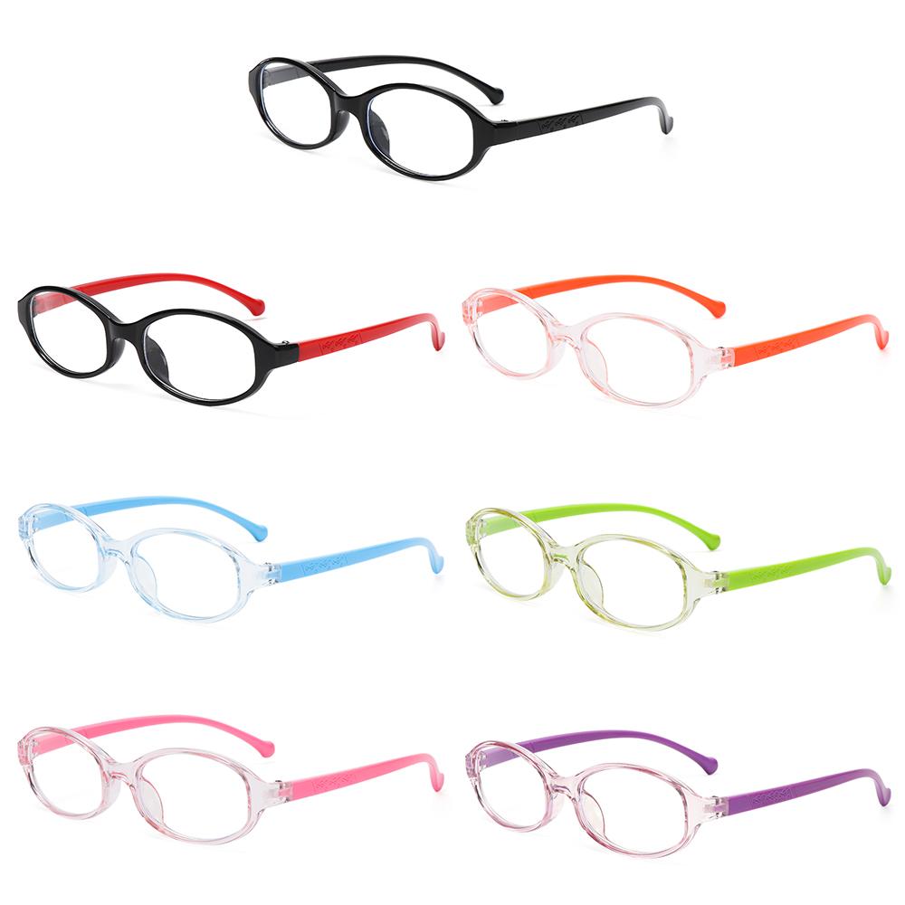 Anti-blue Rays Ellipse Kids Glasses Computer Goggles Children Eyeglasses Anti Blue Light Glasses
