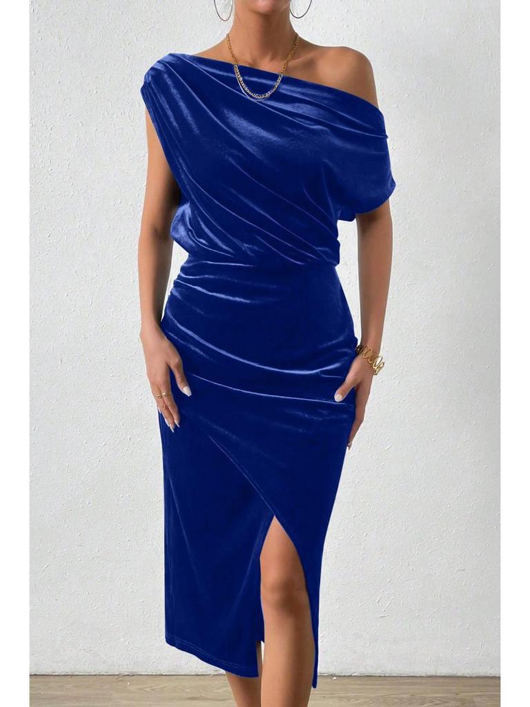 Лето 2025 Новое поступление: Элегантное женское вечернее платье с открытыми плечами