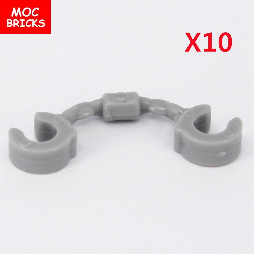 Нетоксичные кубики Moc Город Ужасов Золотой Серебряный Пистолет для Денег Монеты Мешок с Долларами Портфель Фигурка 4 см Аксессуары Полиции Строительный Блок Детские Игрушки