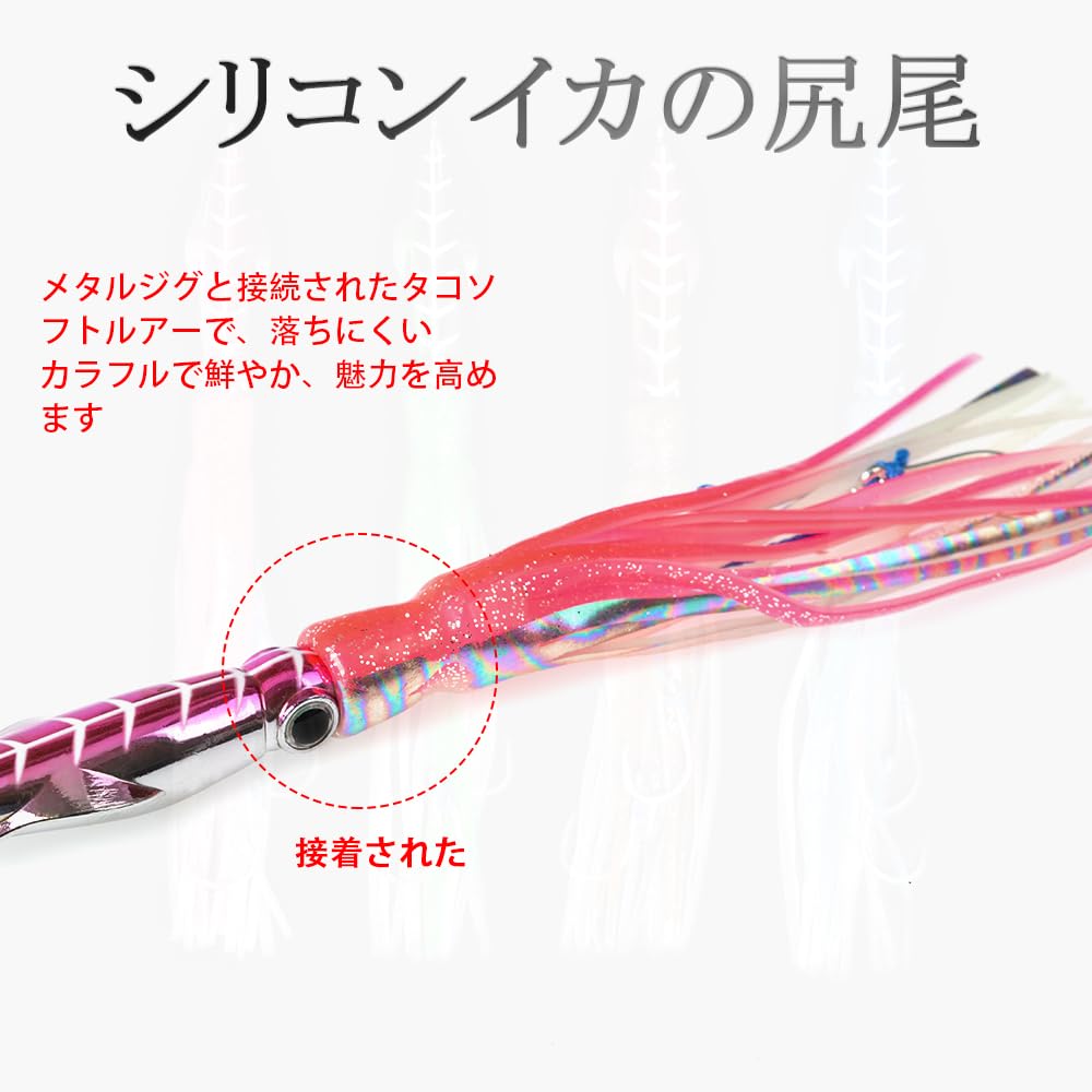 Tolure Джиг 150г 3D Глаз Светящийся Металлический Корпус ПВХ Хвост Джиг для Ловли Осьминога Все 4 Цвета- Тунец Морской Окунь Снаппер Скумбрия Треска Кингфиш Металлический Джиг 1 шт./упак.