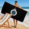 Пляжное полотенце с принтом Club Brugge K.V, Большое, Мягкое, Быстросохнущее, для Пляжа, Кемпинга, Плавания