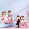 Couple Dolls Fantastic Anti-rust Romantic Cake 2 Styles Add Topper Ornament for Gifts