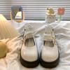 Мода 2025 Мода Женская обувь Ремешок с пряжкой Женские туфли на высоком каблуке Новое платье Мелкие бусины-нити Бестселлер Удобные туфли Мэри Джейн