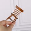 Small Dining Seat For Dollhouses Figures Flexible Wood Figure Furniture Enduring Design