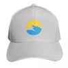 Mountain Blue Baseball Cap Snapback Flat Bill Strapback Dad Hat Six Panel Structured Crown