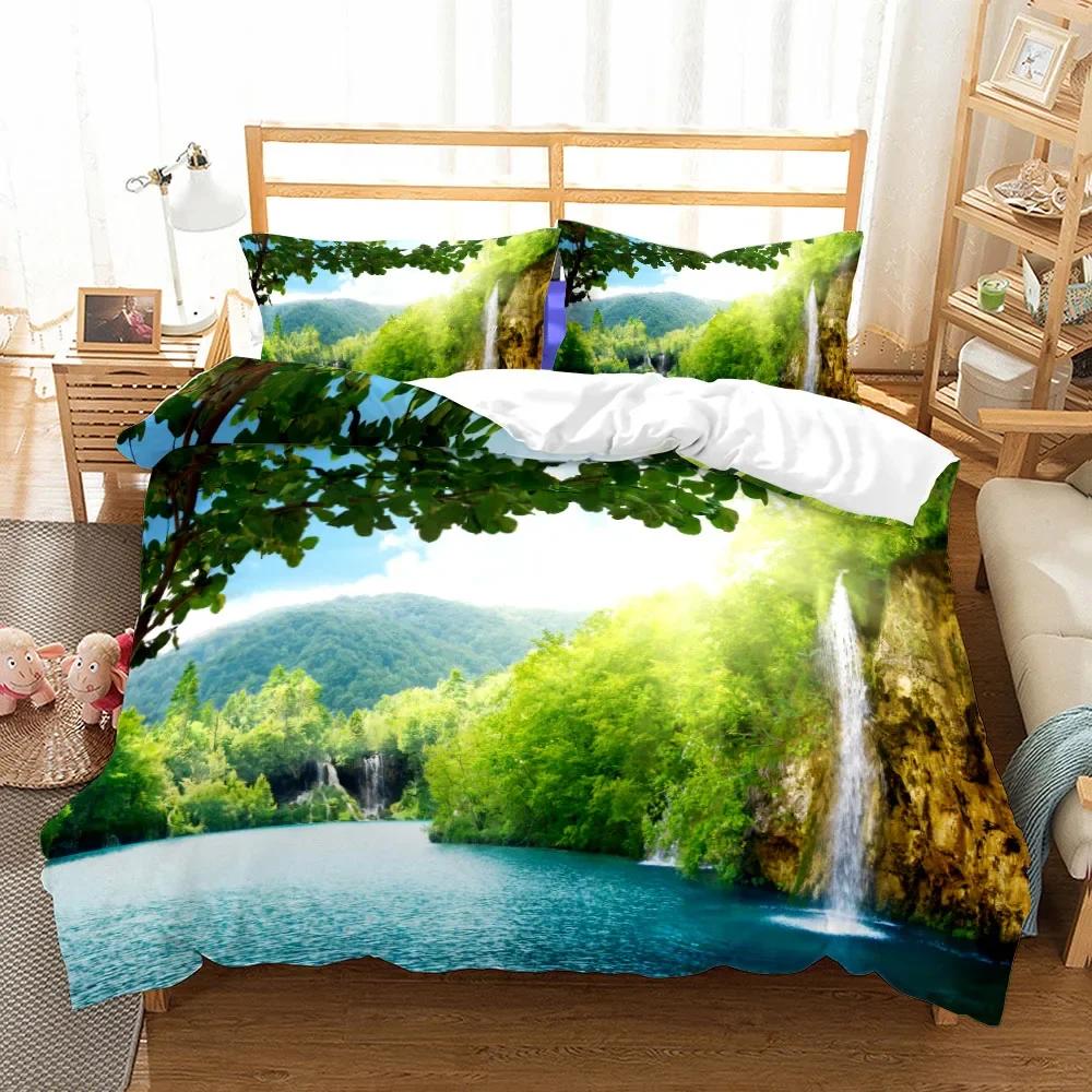 Sweet Memory Landscape Witness Love Пододеяльник Комплект постельного белья King Queen Double Full Twin Single Size Комплект постельного белья