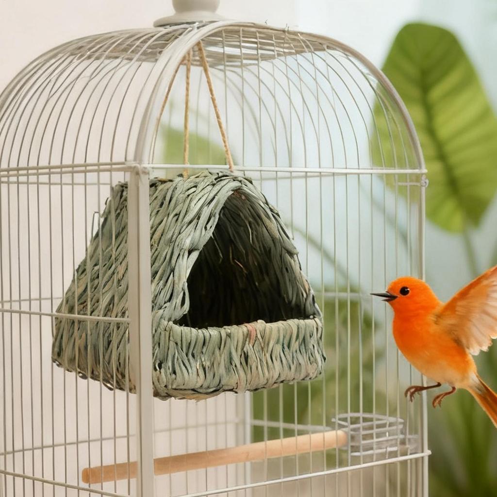 Hummingbird House Outdoor Garden Decoration Birdhouses Hut Bird Nesting House For Sparrow Parakeet Parrot Cockatiel Finch Canary