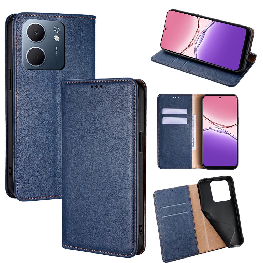 For Oppo A5x 5G Case Wallet PU Leather Magnetic Auto-Absorbed Phone Cover