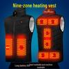 Men's Smart USB Heated Vest with Four To Eight-Zone Temperature Control