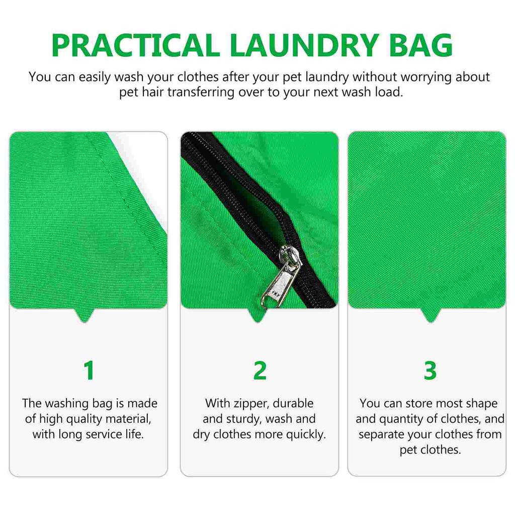 Мешок для стирки домашних животных Подкладка для клетки Стирка Стирающиеся мешки Полиэстер Одежда для крупных предметов Контейнеры Стиральная машина Открытие для выгула