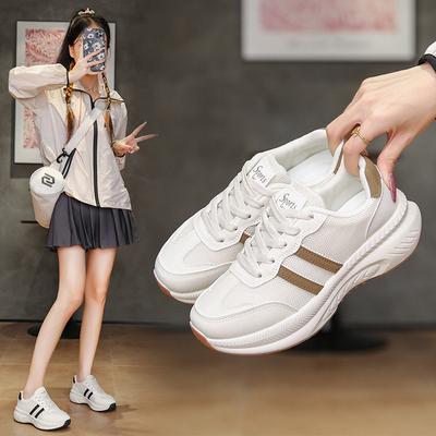 Инс корейская версия новых кроссовок Форрест Гамп женские 2025 осень студенческие спортивные кроссовки для бега повседневные кроссовки на платформе N007