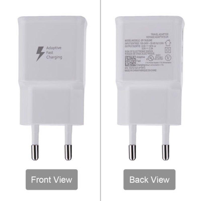 Умное USB настенное зарядное устройство для телефона Samsung, 3 порта, штекер EU, естественное охлаждение, белое