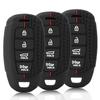 Silicone Car Key Case Full Cover Shell For Hyundai Santa I30 IX35 Encino KONA Solaris Azera Grandeur Elantra Accent Fe