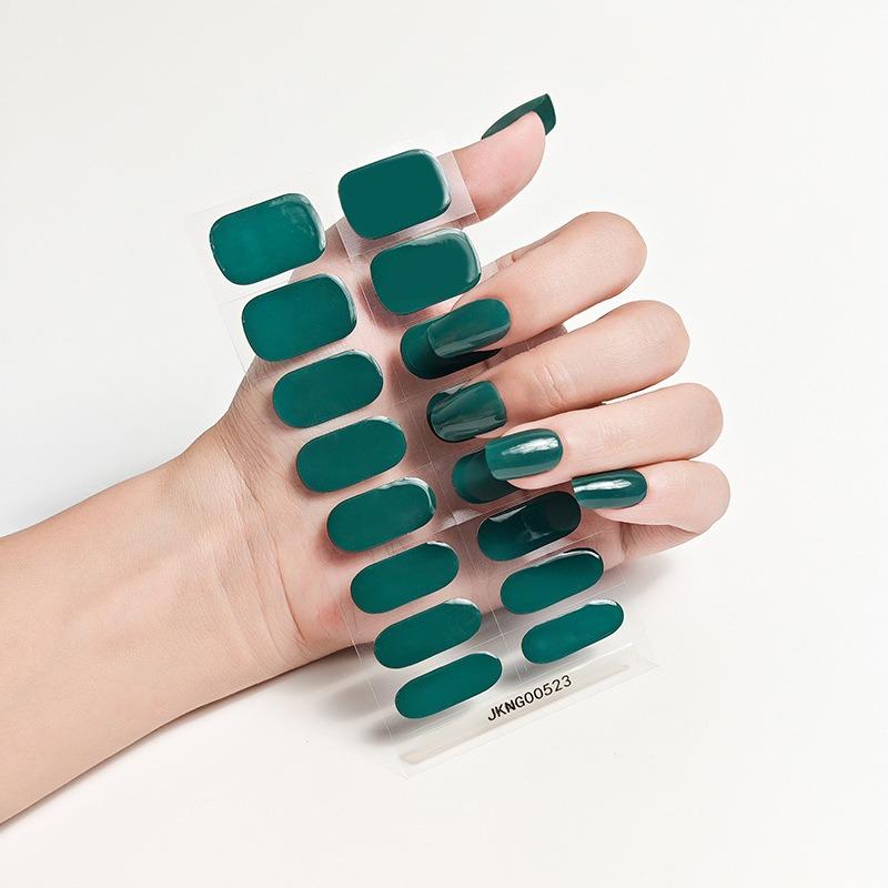 New Solid-color Nail Gel Stickers, Nail Stickers, Nail Stickers, Light Therapy Lamps, Gel Nail Stickers