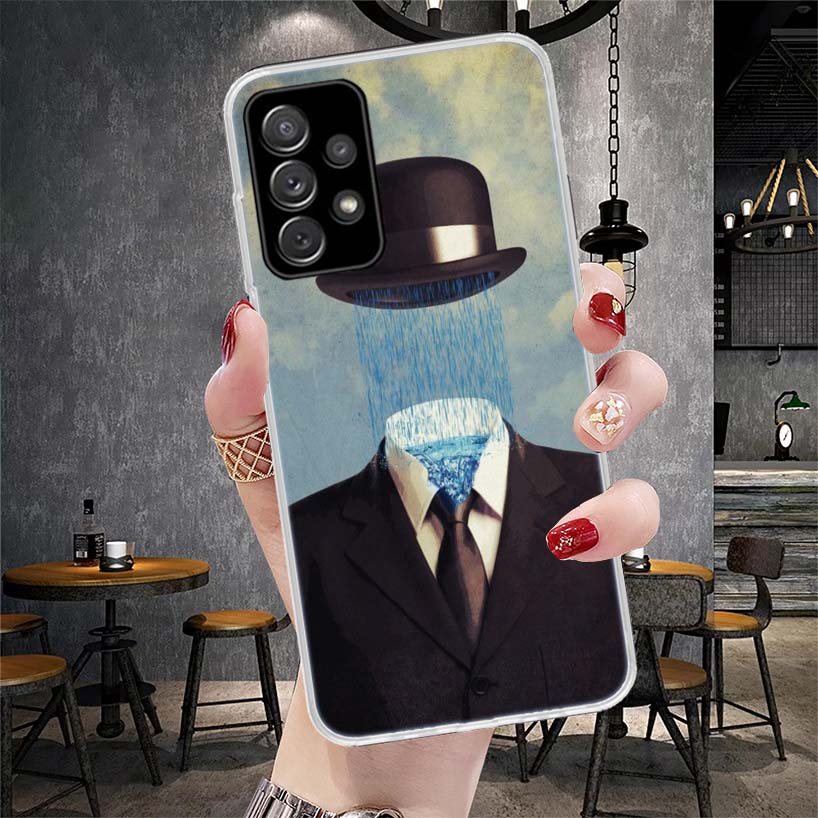 Мягкий чехол для телефона с рисунком Рене Магритта для Samsung Galaxy S22 S23 S24 S25 Edge S26 Ultra S20 FE S21 Plus + Fundas Coque Galaxy S20 S2