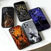 Чехол для телефона D-Dark Game S-Souls для iPhone 17,16,15,14,13,12,11,Pro,Max,Plus,E,Air,Mini Черный Ударопрочный Чехол Funda Cover