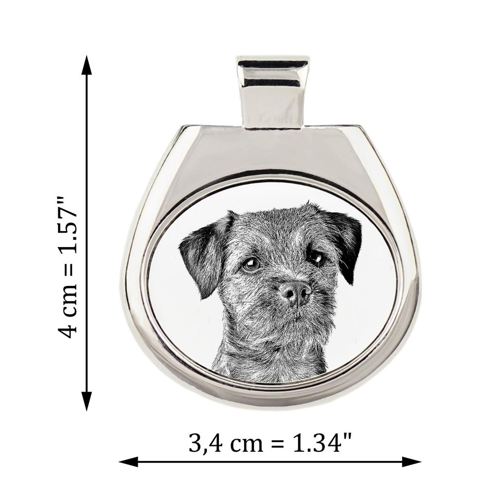 Border Terrier - Naszyjnik Z Psem, Personalizowana Zawieszka Ze Zdjęciem, Wyjątkowy Naszyjnik Dla Kobiet I Mężczyzn Marki Art-Dog