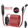 Автомобильный разъем SAE, жгут проводов с предохранителем 10 А, 16AWG, разъем питания для солнечных панелей автофургона, зарядного устройства для аккумулятора мотоцикла