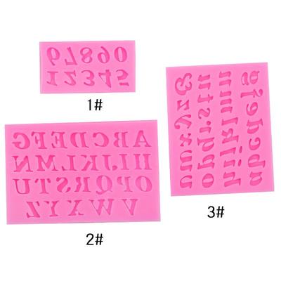 Набор из 3 силиконовых форм для выпечки помадки, шоколада и глины