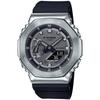 [Casio] Мужские часы G-Shock GM-2100-1AJF, Черный/Серебристый