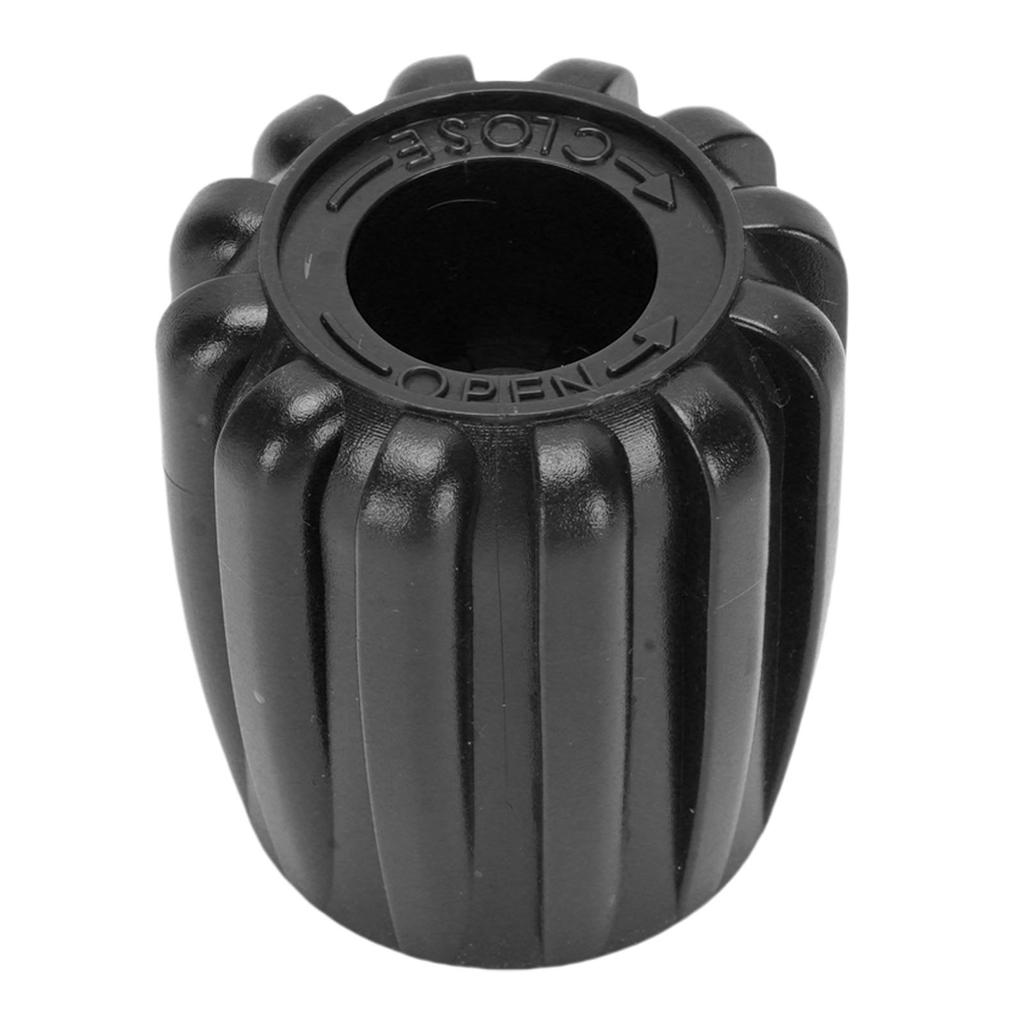 Diving Tank Valve Knob Attachment Short ABS Stainless Steel Diving Cylinder Valve Knob for Scuba Diving Black