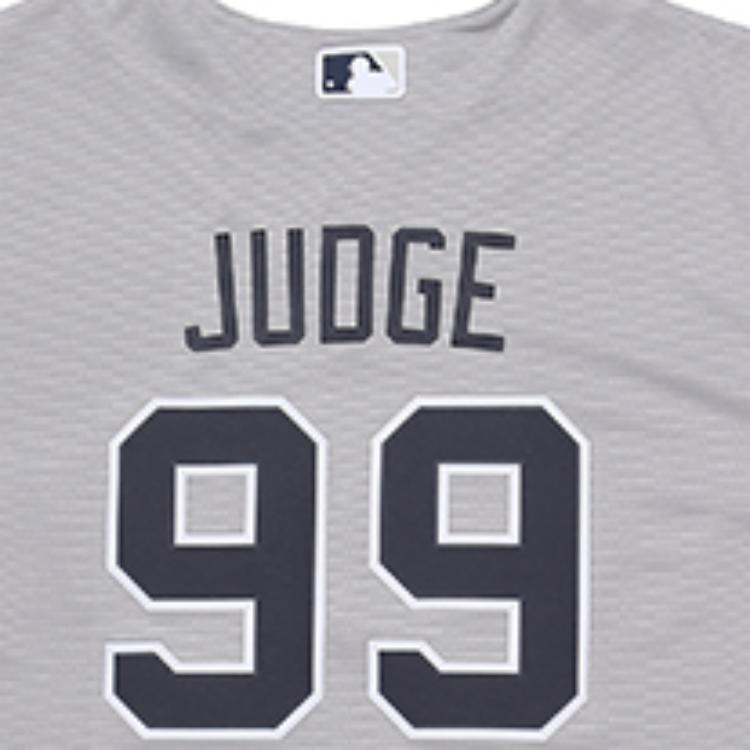 Nike X MLB New York Yankees Classic Letter Print Comfortable Casual Short Sleeve Shirt Kids Tops Gray 3Z3B7ZWBA-JUDGE
