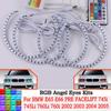 Светодиодные ДХО Ангельские Глаза LED RGB CCFL SMD фары 4 кольца Комплект Для BMW E65 E66 ДО РЕСТАЙЛИНГА 745i 745Li 760Li 760i 2002-2005 аксессуары