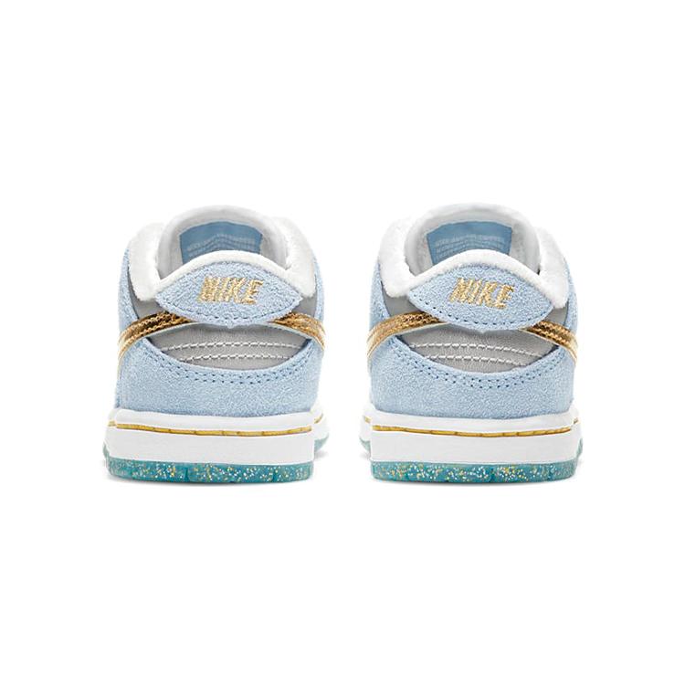 Nike Kids X Sean Cliver SB Dunk Low Pro QS Td "Holiday Special" Sneakers DJ2520-400