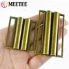2/4Pcs Meetee 30-80mm Metal Belt Buckle Decorative Adjust Clasp Waistband Buckles for Women Coat DIY Sewing Hardware Accessories