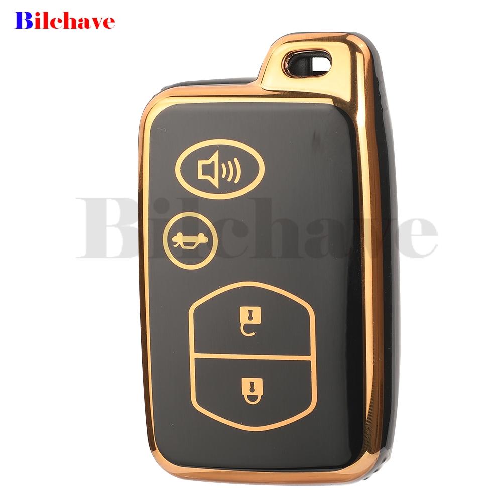 jingyuqin New TPU Car Remote Key Shell Case Cover For Toyota RAV4 Highlander Camry Avalon Prius Alpha Aqua Land Cruiser Auris