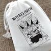 Witches Brew Tea Halloween Bags Party Drawstring Favor Bags Autumn Holiday Gift Bachelorette Hangover Recovery Halloween Decor