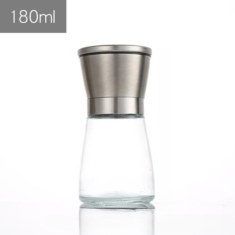 Мельница для перца из нержавеющей стали, регулируемая ручная мельница для соли и перца, прочная мельница для специй, кухонный инструмент, мельница для перца