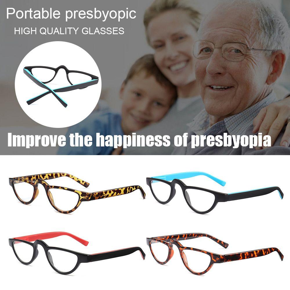 Cat Eye Reading Glasses Hyperopia Glasses HD Gradient Presbyopic Eyeglasses Magnifying Eyewear