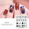 Nail Stamp Plate Fashion 067 Gems Flowers Crystals Amber Image Nail Art Printing Template Stainless Steel Nail Art DIY Stencil Tools