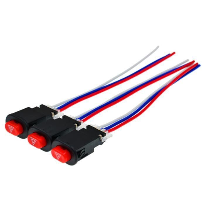 Commutateur, сигнал безопасности, сигнал тревоги с 3-мя защитными сигналами, прерывающими пожарную опасность, мотоцикл Double #A