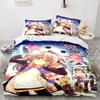 3D Printed Kawaii Girl Bedding Set Anime Sexy Girl Duvet Cover Double Twin Full Queen King Adult Kids Bedclothes Quilt Cover