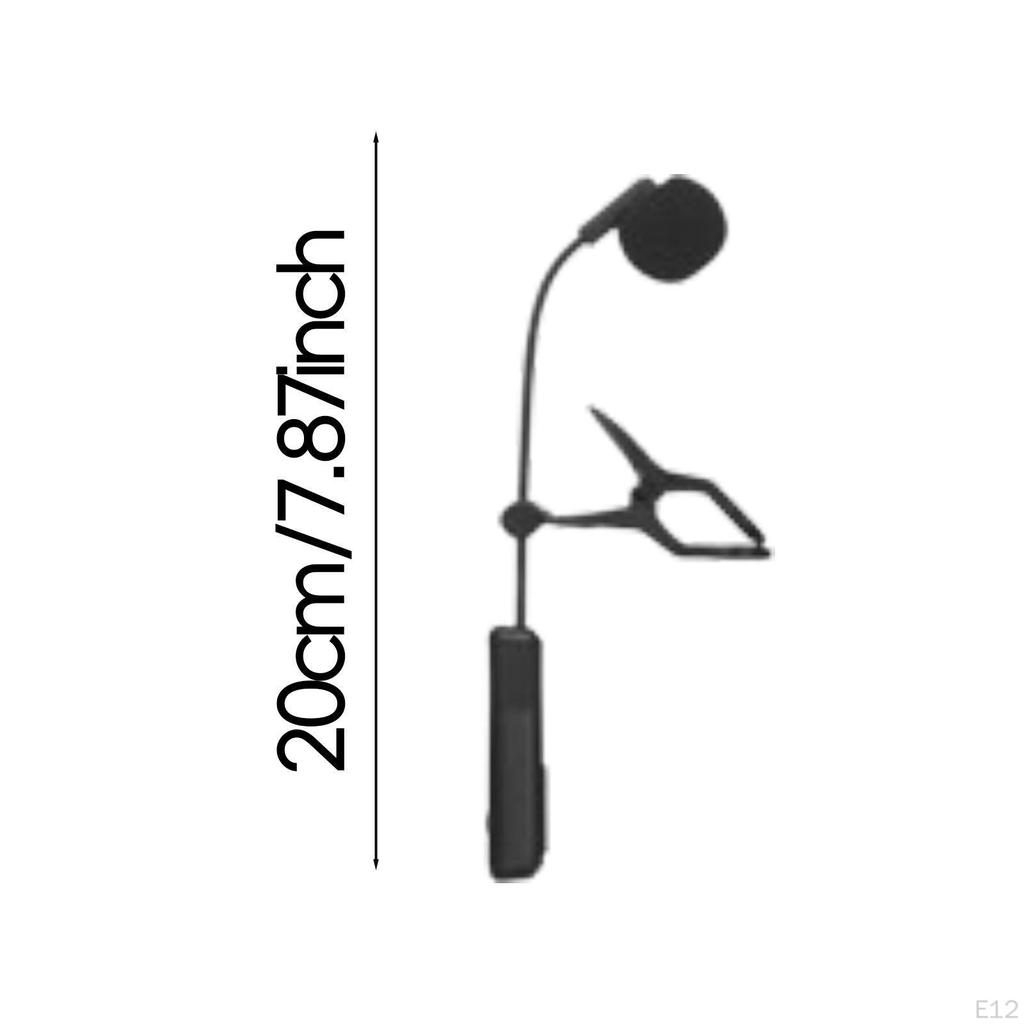 Wireless Saxophone Microphone System Horn UHF Instrument