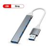 Новый USB 3.0 концентратор, 4 порта USB, высокоскоростной разветвитель Type C 5 Гбит/с для ПК, компьютерные аксессуары, многопортовый ХАБ, 4 порта USB 3.0 2.0